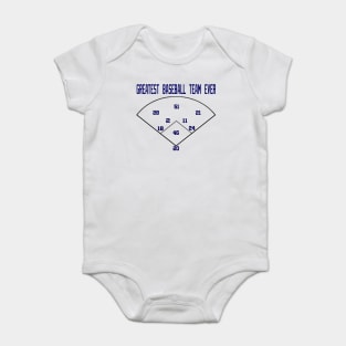 greatest team ever new york yankees Baby Bodysuit